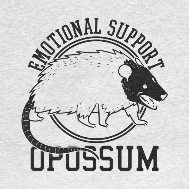 Emotional Support Opossum by neira